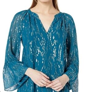Elegant Teal Women's Top